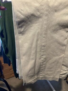 George Beige Stretch Cotton pants